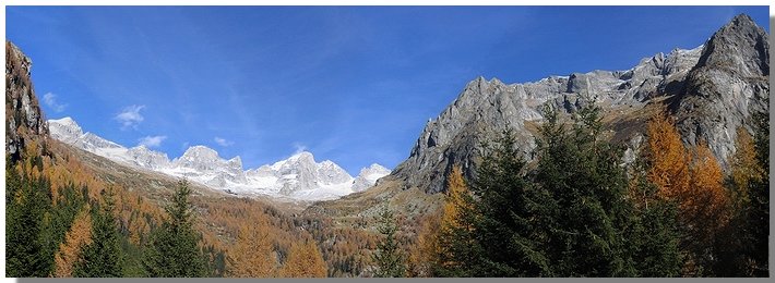 La Val Porcellizzo vista da Pian del Fango. Foto di M. Dei Cas