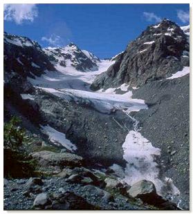 Il ghiacciaio della Ventina (Foto R.Scotti).