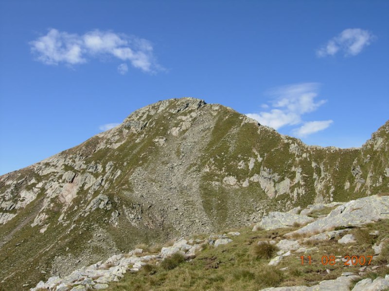 Il monte rotondo visto dall'Alpe