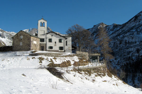 Il rifugio Madonna della Neve (Foto S. Arisi)