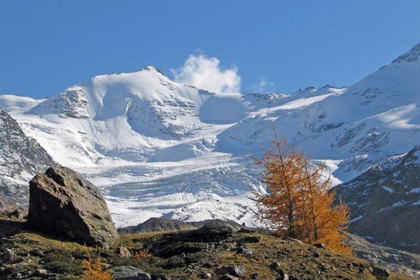 Il ghiacciaio dei forni in Val Cèdec (foto D. Bordoni)