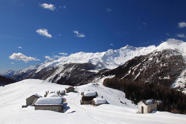 Paesaggio invernale agli Andossi di Madesimo (foto R.Moiola)