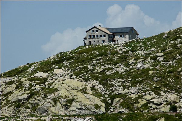 Il rifugio Albigna (foto L. Vezzoni)