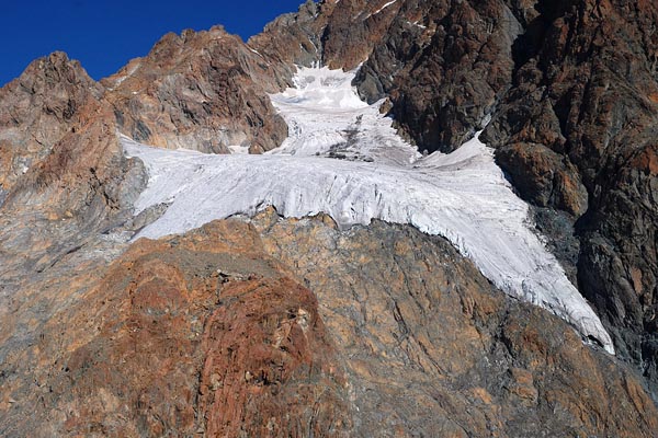 Il ghiacciaio della Cassandra, nel gruppo del monte Disgrazia (foto R.Scotti)